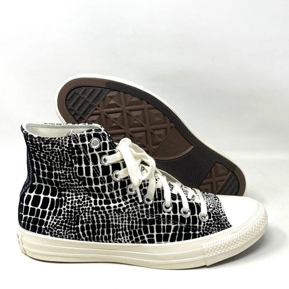 💖MEGA SALE💖Converse Chuck Taylor AS Shoes Women’s High Egret Black  570311F - Picture 3 of 9